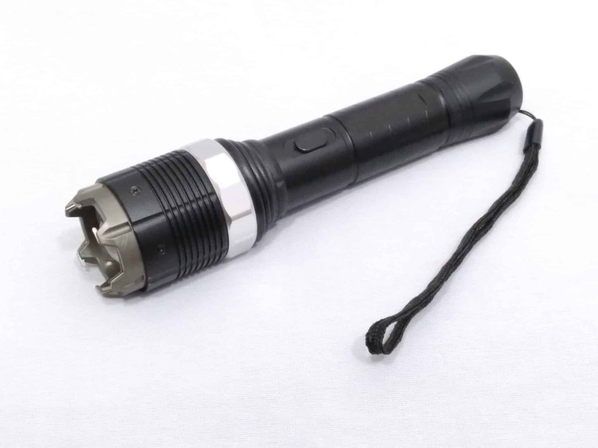 8810 Flashlight Multifunctional Dimming Light Flashlight Rechargeable Self Defense Flashlight View Gallery - Pakistan