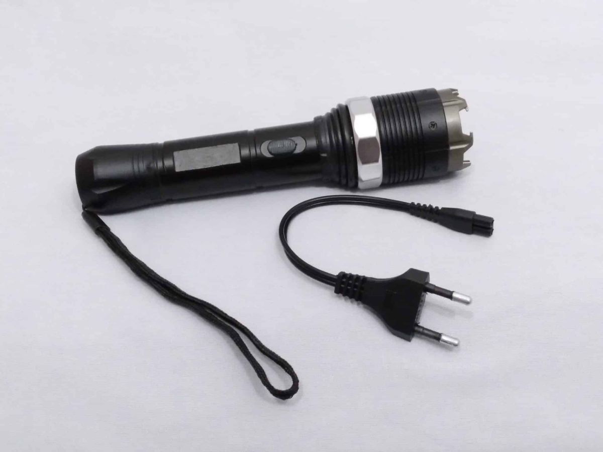 8810 Flashlight Multifunctional Dimming Light Flashlight Rechargeable Self Defense Flashlight View Gallery - Pakistan