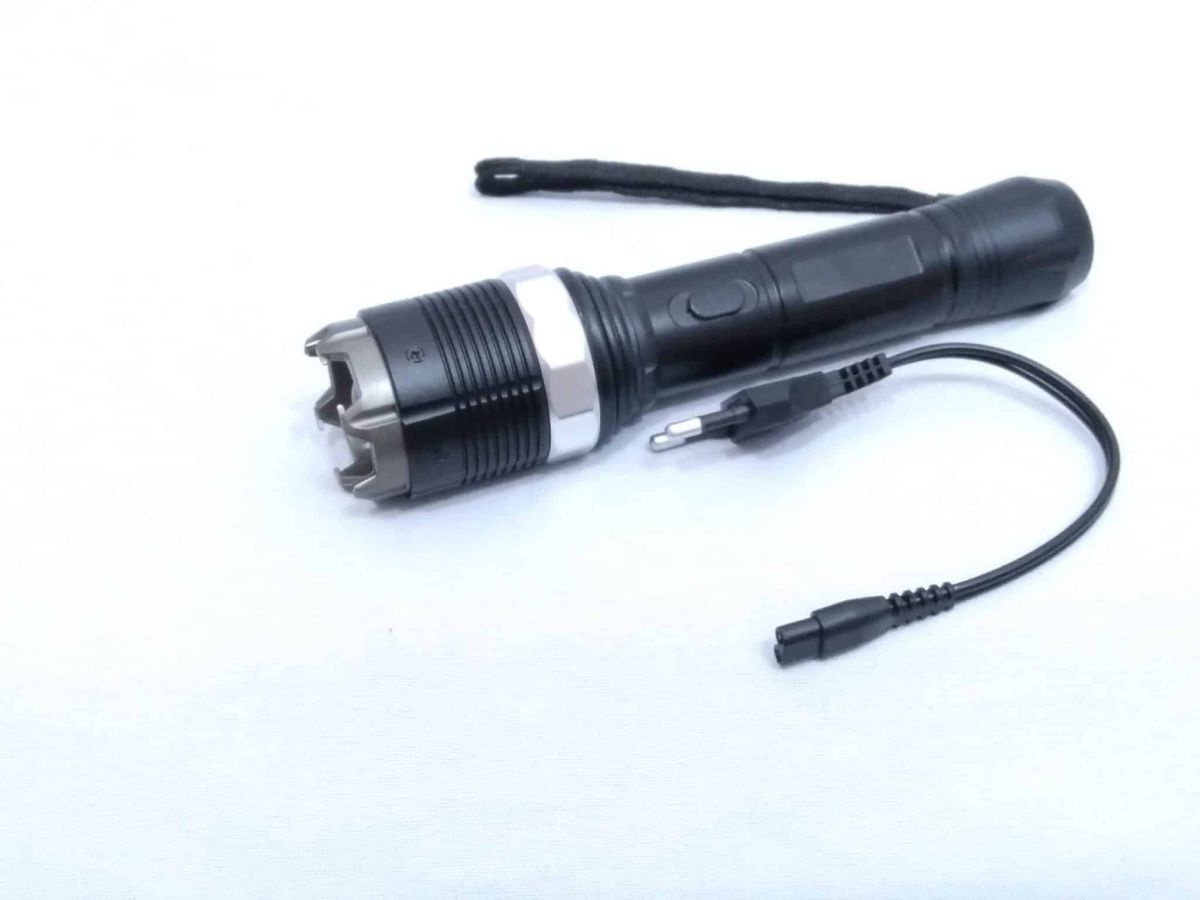 8810 Flashlight Multifunctional Dimming Light Flashlight Rechargeable Self Defense Flashlight View Gallery - Pakistan