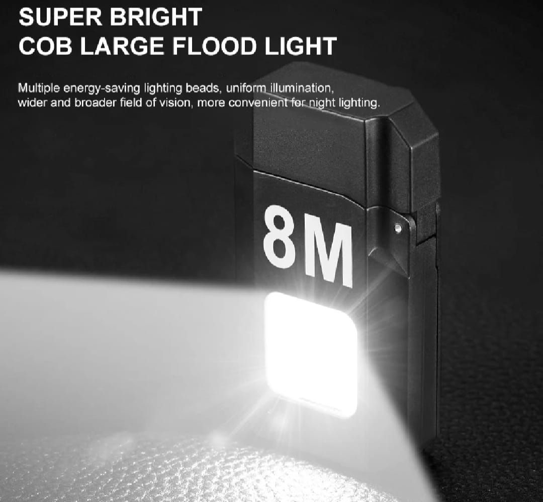 COB Led Flahlight With Lighters Dual Arc Pulse Flameless Lighter Type C Rechargeable Lighter Work Light Mini Light Men's Gift View Gallery - Pakistan
