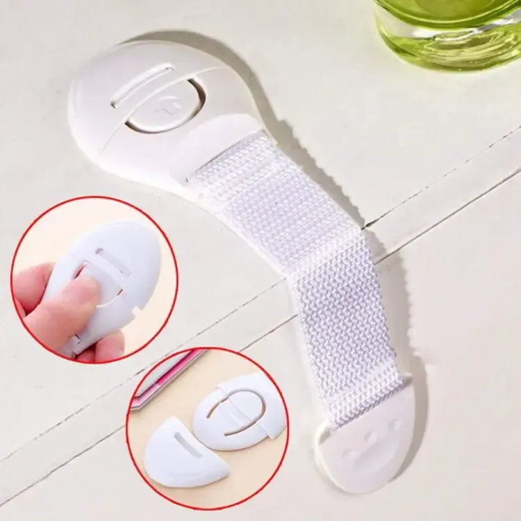 (Pack Of 5) Baby Safety Cabinet Lock Latch Kit, Cupboard Lock Child Safety, Baby Proofing Drawer Locks, Baby Kids Toddler Safety Fridge Drawer Door Cabinet Cupboard Locks View Gallery - Pakistan