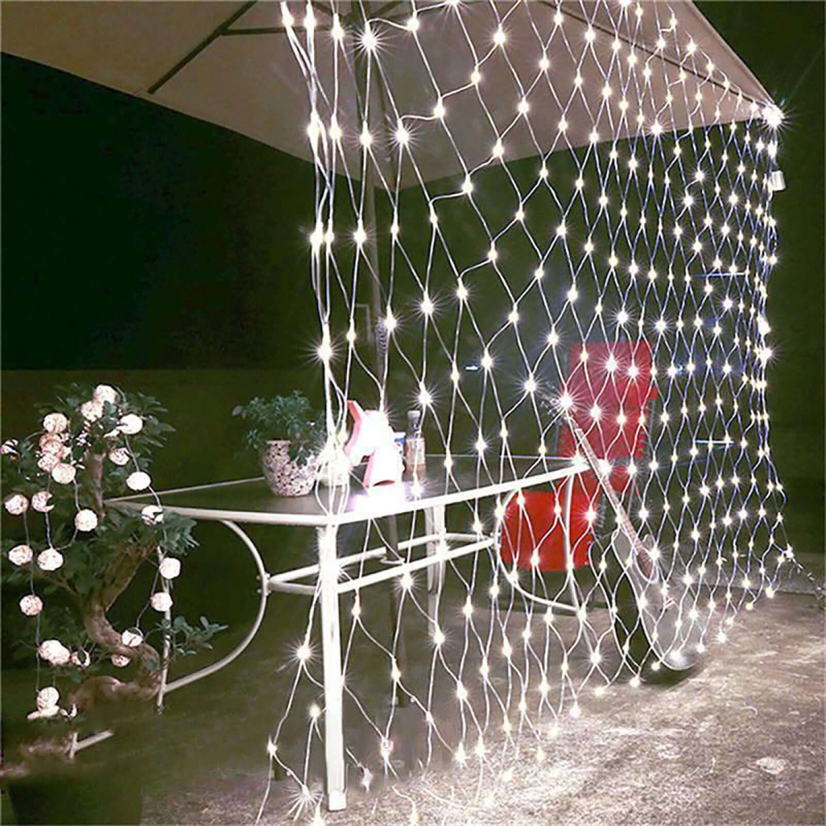 1 PC Wedding LED Net Mesh String Lights- Fairy String Lights With 88 Lights for Wedding Party Décor Outdoor &amp; Indoor Activities View Gallery - Pakistan