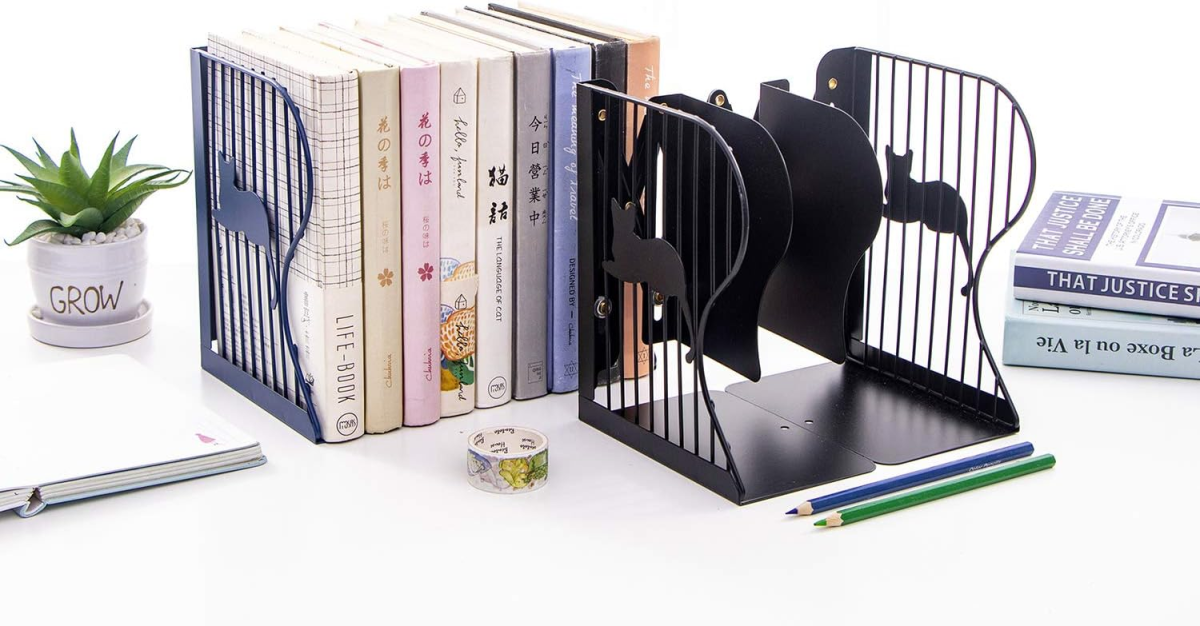 1 Pc Desktop Adjustable Bookends-Retractable Book Stand-Nonslip-for Decorative Bookends ( Random Color) View Gallery - Pakistan