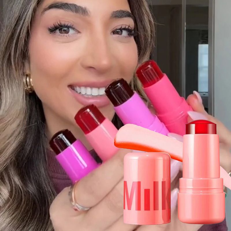 Pack 4 Milk Makeup Blush High Pigment Jelly Tint, Refreshing &amp; Hydrating Long-lasting Colour Jelly Tint (Random color) View Gallery - Pakistan