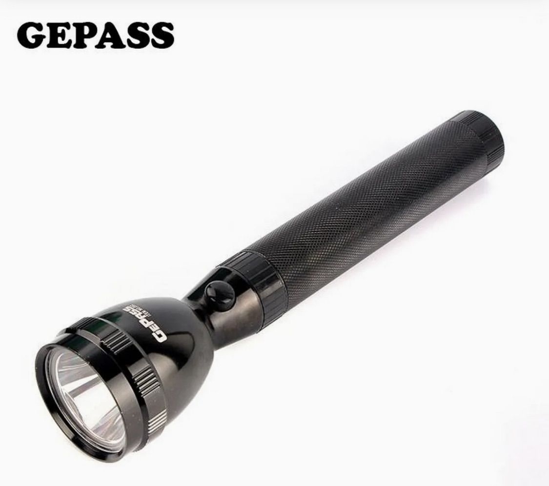 NEW EMERGENCY GePass Rechargeable LED Flashlight, 100,000 Hours of LED Life, Long Range Beam, CREE LED, Outdoor and Indoor Lights, Bright Light, Camping Torch | GeePas RL 601 View Gallery - Pakistan