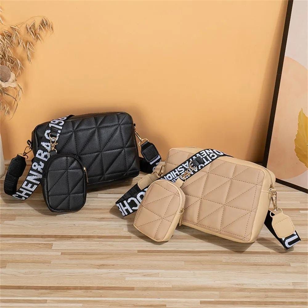 ( 2 Piece ) Girls Cross-Body Bag | Best Quality Shoulder Bag For Girls | Best Quality Bag For Women | PU Leather Cross-Body Bag View Gallery - Pakistan