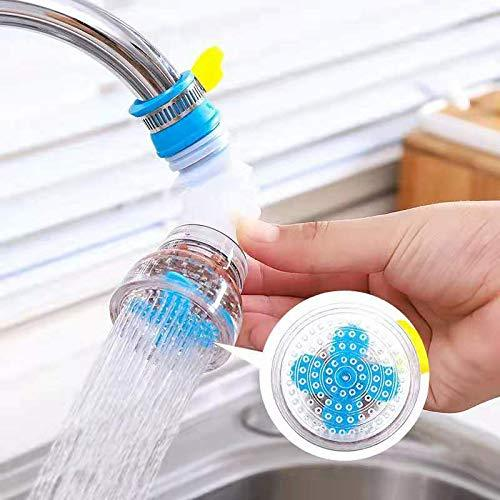1 Pc Faucet-Tap - Anti-Splash 360 Degree Adjustable and Rotating Water Purifier Tap For Kitchen-Shower with Clip-Water Saving Filter ( Random Color) View Gallery - Pakistan