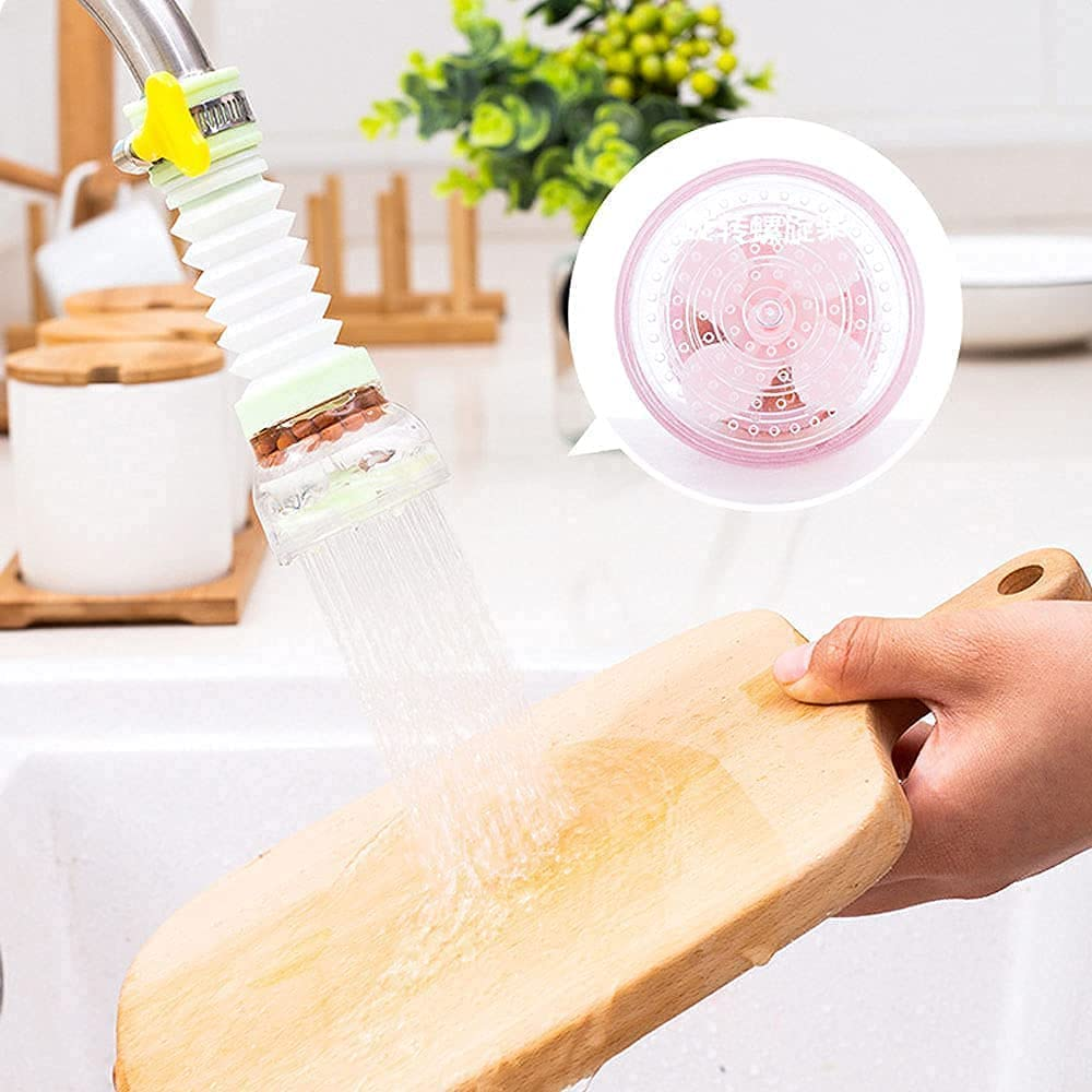 1 Pc Faucet-Tap - Anti-Splash 360 Degree Adjustable and Rotating Water Purifier Tap For Kitchen-Shower with Clip-Water Saving Filter ( Random Color) View Gallery - Pakistan