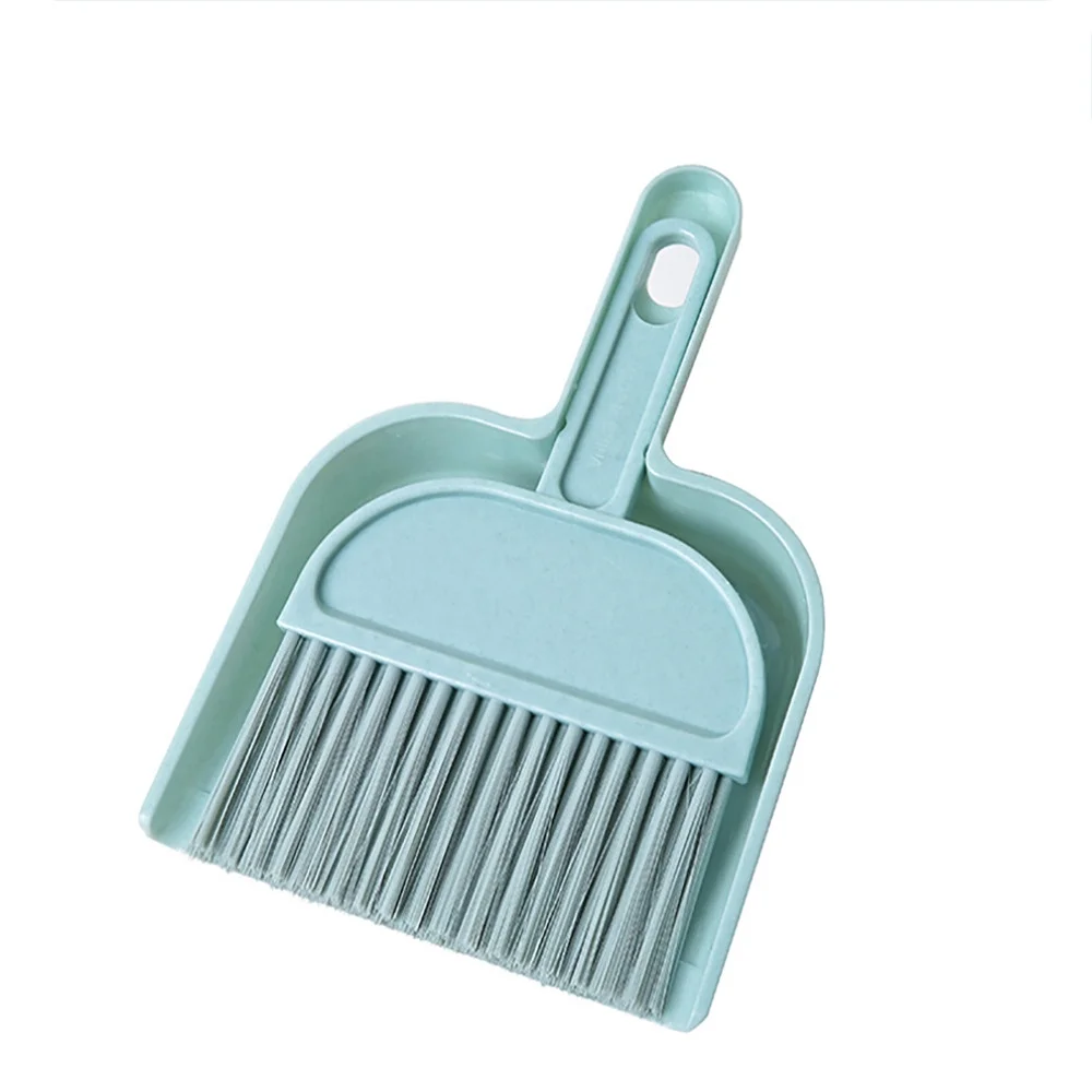 1 Pc Imported Mini Broom &amp; Dustpan Set - Perfect for Desktop Cleaning and Quick Cleanups (Random Color) View Gallery - Pakistan