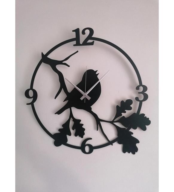 sparrow Decorative 3D Wooden Wall Clock for Living Room Bedroom Office Kitchen etc | MDF Wall Clock View Gallery - Pakistan