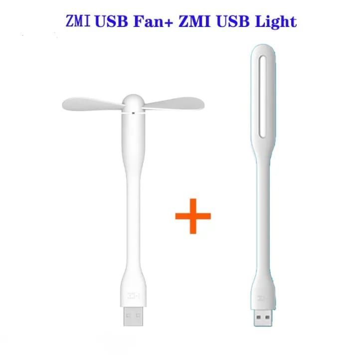 USB Fan Portable Adapter I LED USB Light Lamp Enhanced Version for Laptop Notebook Computer PC Power Bank  (random color) View Gallery - Pakistan
