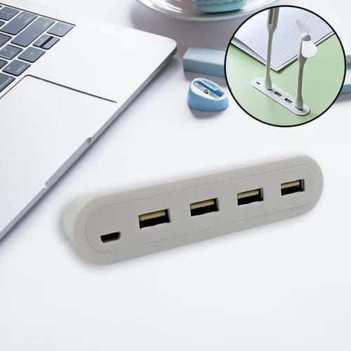 4in1 Hub Is Usb For Pen Drive, Mouse, Keyboards, Camera, Mobile, Tablet, Pc, Laptop, Tv, Study Table, Charging Extension Hub Portable View Gallery - Pakistan
