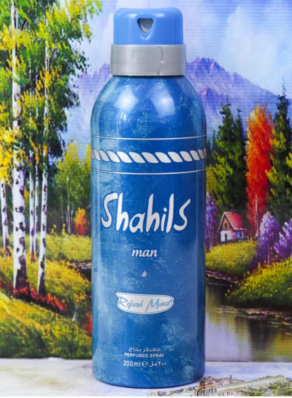 Shahlis Man Deodorant Body Spray - 200ML | Best Quality Body Spray For Men | Best Perfume Men View Gallery - Pakistan