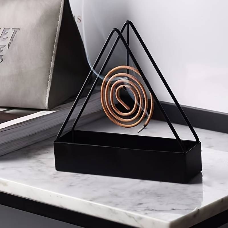 Simple Triangle-shaped Iron Mosquito Coil Holder Creative Hanging Or Standing Incense Burner View Gallery - Pakistan