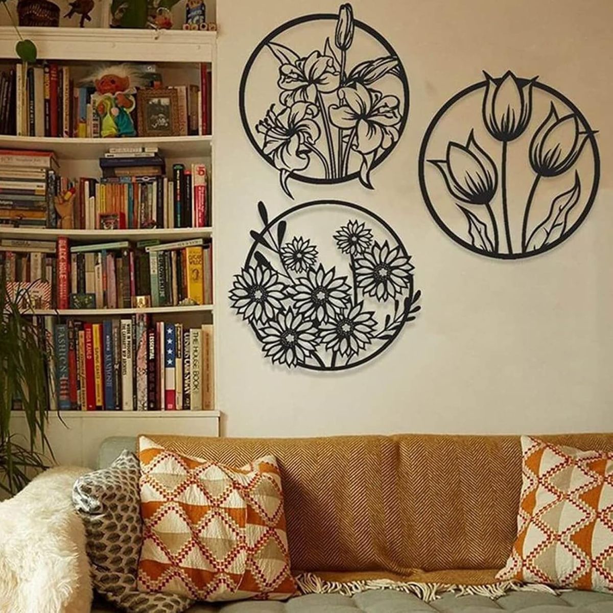 (3 pcs set )3D floral abstract Wooden Wall Art &amp; Home Decoration /  Item Home Décor Home Room &amp; Wall Decor Wall Art View Gallery - Pakistan