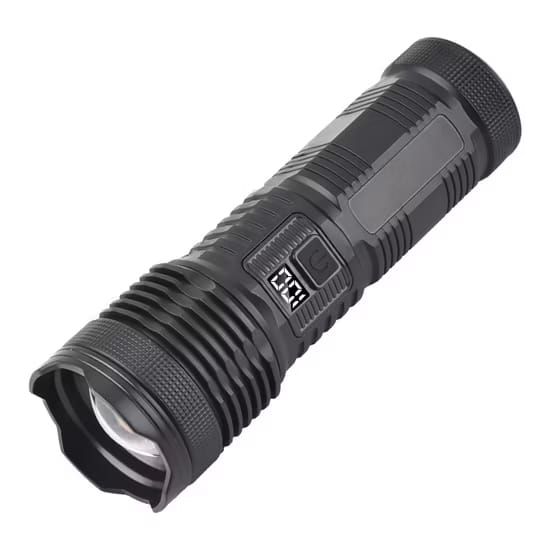 Most Powerful P50 FlashLight Flash light 5 Modes Usb Zoom Led Torch Built-in 18650 Battery Camping, Fishing View Gallery - Pakistan