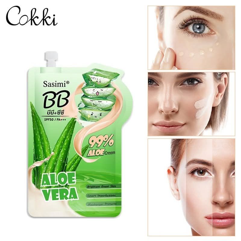 Sasimi Natural Aloe Vera BB Foundation Cream 10Ml