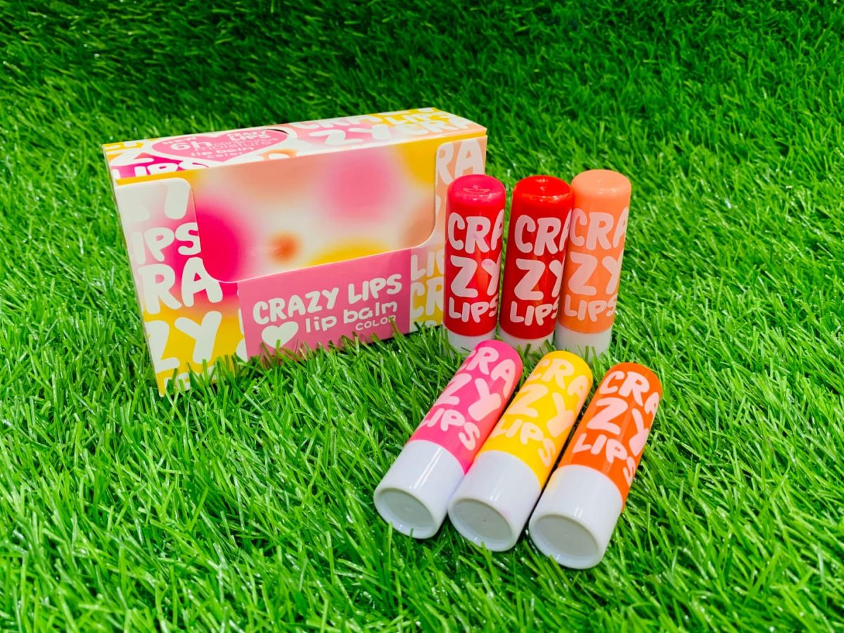 Pack of 3 Crazy Tinted Lip Balm, Magic Chapstick Hydrated &amp; Moisturizing Lip Balm (Random Color) View Gallery - Pakistan