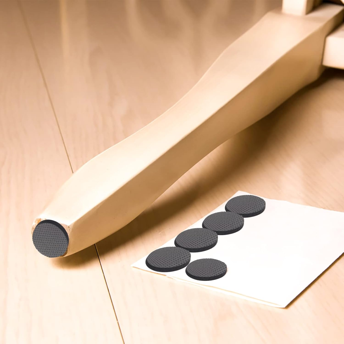 Pack of 2/ 18 /8 Self-Adhesive Furniture Pads Rubber Floor Protector Non-Slip Furniture Pads, Sofa, Bed, Table, Cabinet, Dining Chairs Balance Pad View Gallery - Pakistan