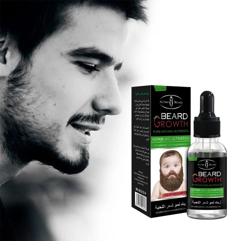 Aichun Beauty Organic Men Beard Growth Oil Concave Naturals Beard Oil 35 ML View Gallery - Pakistan