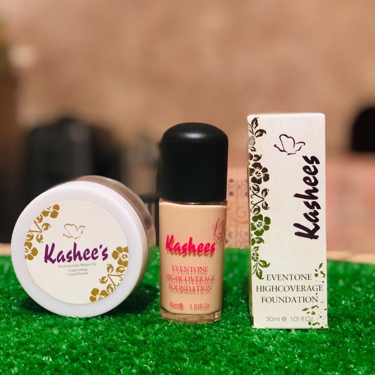 Pack of 2 Kashee's Deal, Foundation &amp;amp; Setting Loose Powder, 30 Ml