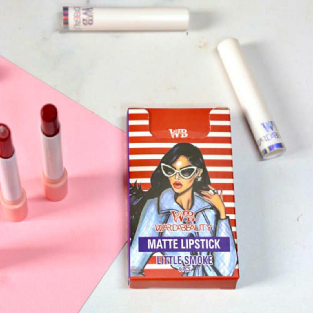 Pack of 4 High Pigment Lipstick, Fatty Base Lipstick Naturally Tint Your Lips To Soft And Comfortable Matte (random color) View Gallery - Pakistan