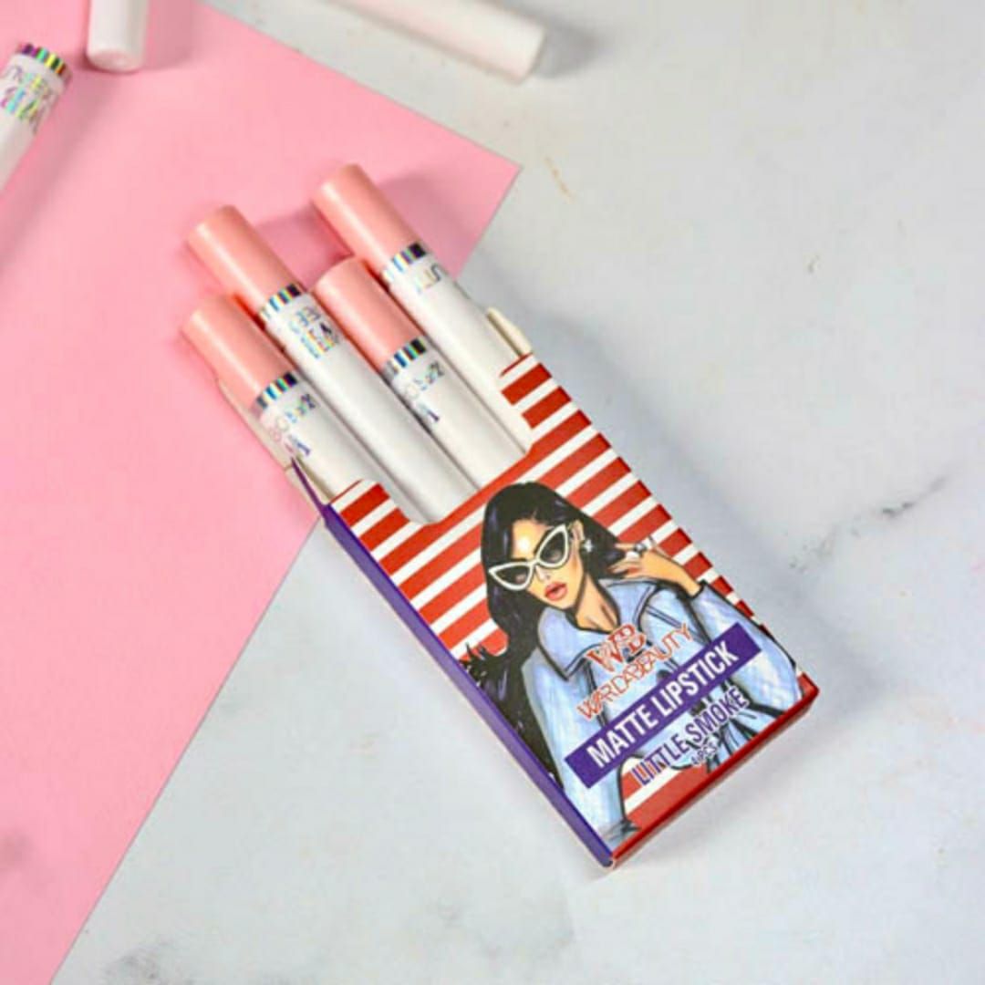 Pack of 4 High Pigment Lipstick, Fatty Base Lipstick Naturally Tint Your Lips To Soft And Comfortable Matte (random color) View Gallery - Pakistan