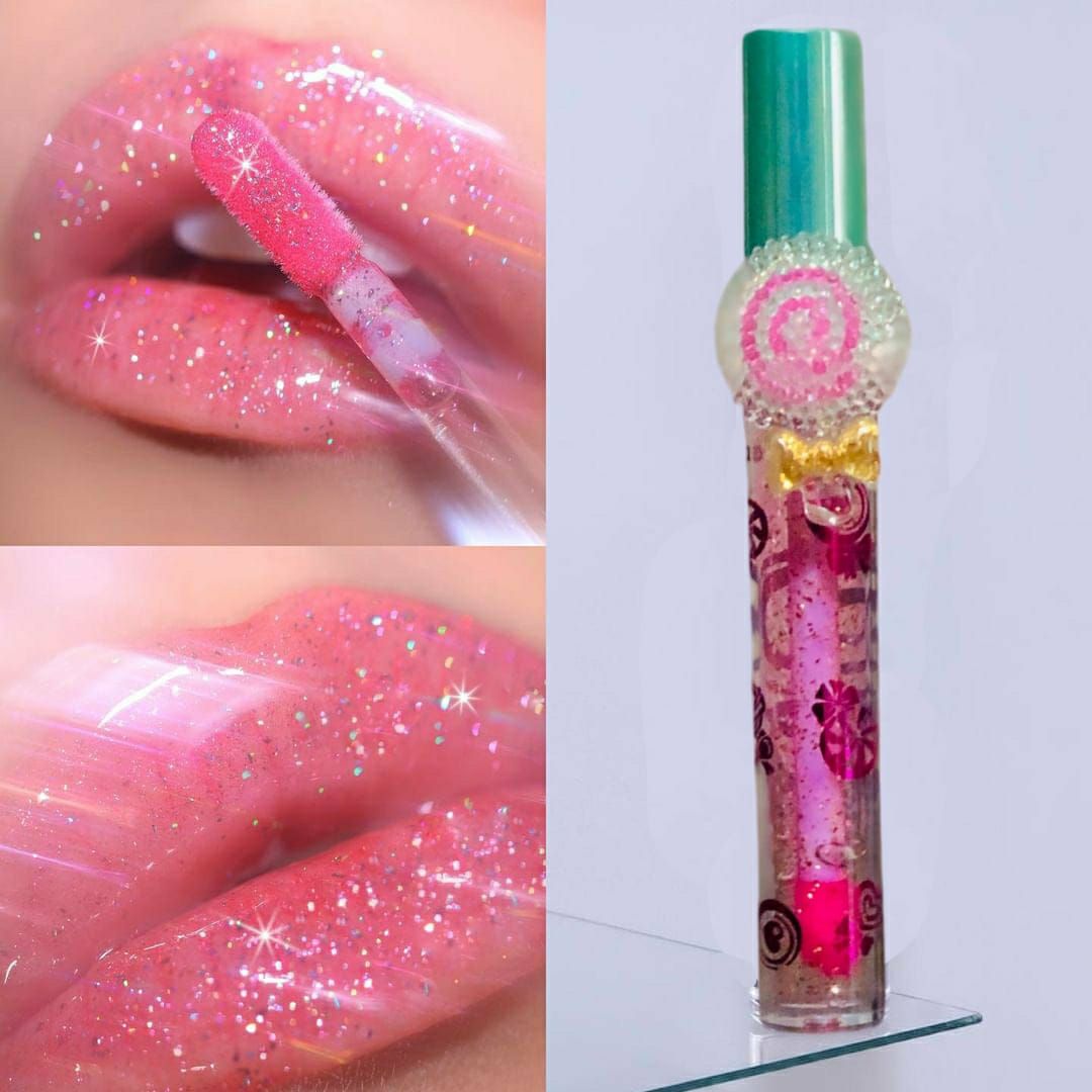 2 Pcs High Pigmented Beautiful Glitter Lipgloss (random color)