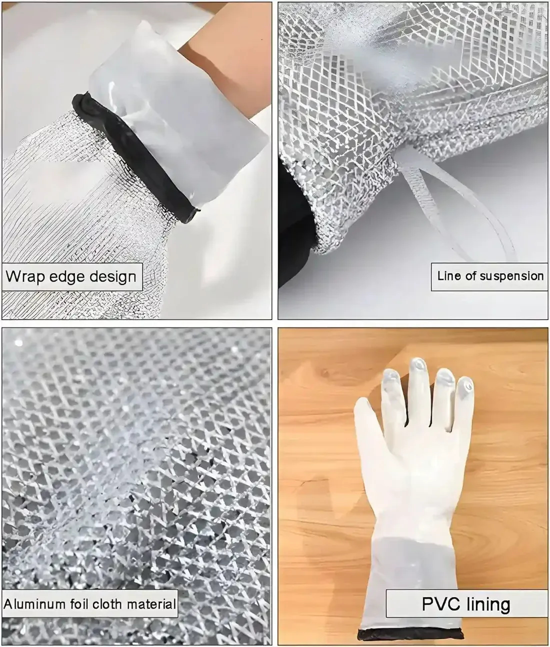(1pcs) Wire Dishwashing Gloves | Dishwashing Rags For Wet And Dry Non-scratch Wire Dish Cloths For Washing Dishes, Kitchen (random color) View Gallery - Pakistan