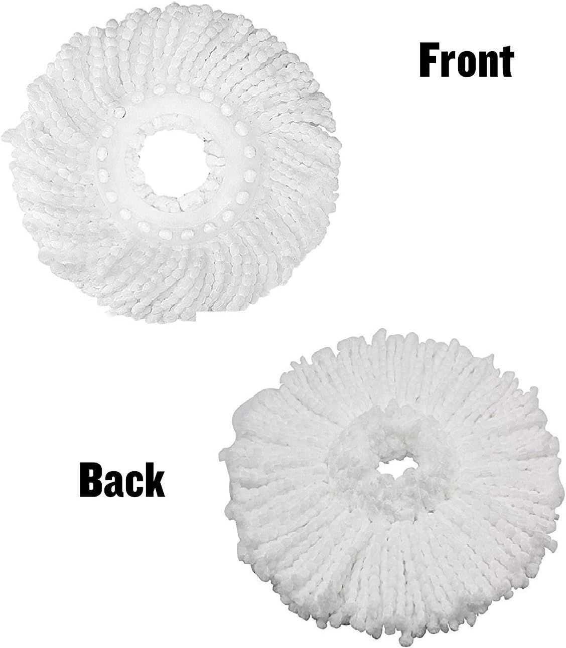 (PACK OF 3)Spin Mop Refill - Extra Head, Additional Microfiber Mop Round Shape Mop Heads View Gallery - Pakistan