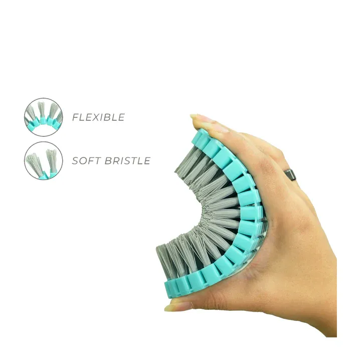 Flexi Brush - Multi-Surface cleaner Pro - Clothes Washing - Sink/Basin Cleaning(random color) View Gallery - Pakistan