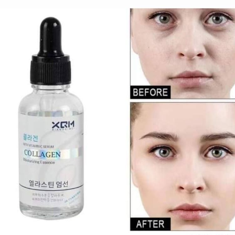 XQM Collagen Moisturizing Face Serum for face Xqm Intensively Nourishes With Vitamin C Serum View Gallery - Pakistan