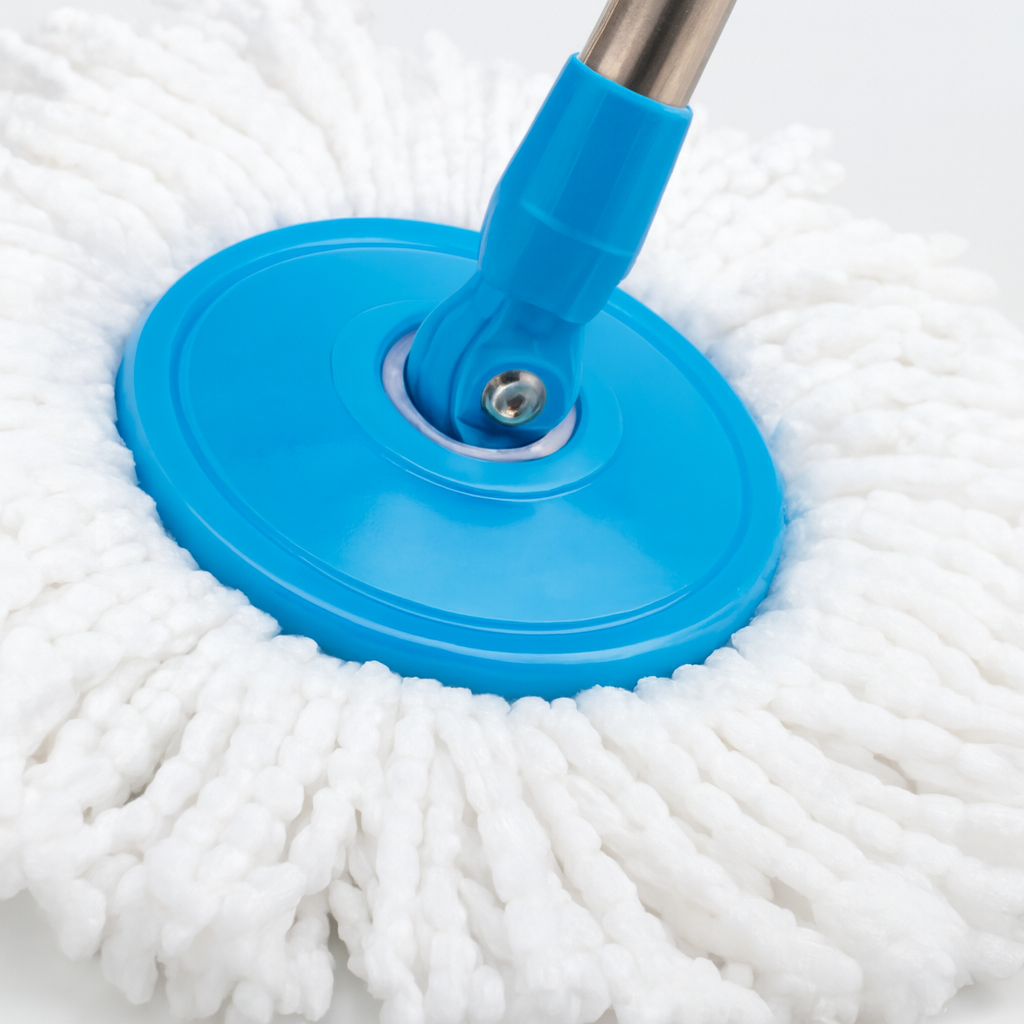 Spin Mop - Easy Spin Magical Mop Set [Steel Bucket] - 360 Degree Microfiber Mop Head Home Clean Tools Microfiber(Steel Bucket) View Gallery - Pakistan