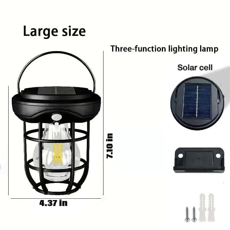 Solar Wall Lights Outdoor,Solar Camping Lights with 3 Lighting Modes &amp; Motion Sensor, Waterproof LED Solar Camping Lantern Lamp View Gallery - Pakistan