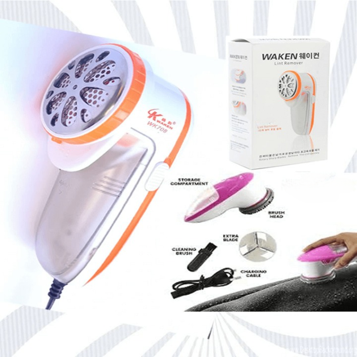 WK-708 Waken Electric Fabric Fuzz Cleaner And Lint Remover Electric Fabric Shaver/Lint Remover