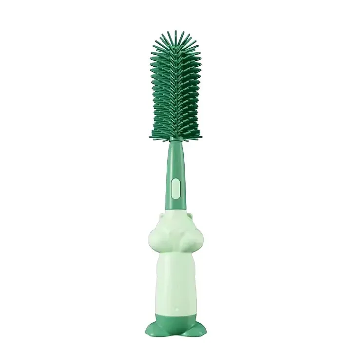 3-in-1 Silicone Baby Bottle Cleaning Brush Set – Pacifier, Straw, and Bottle Scrubber View Gallery - Pakistan