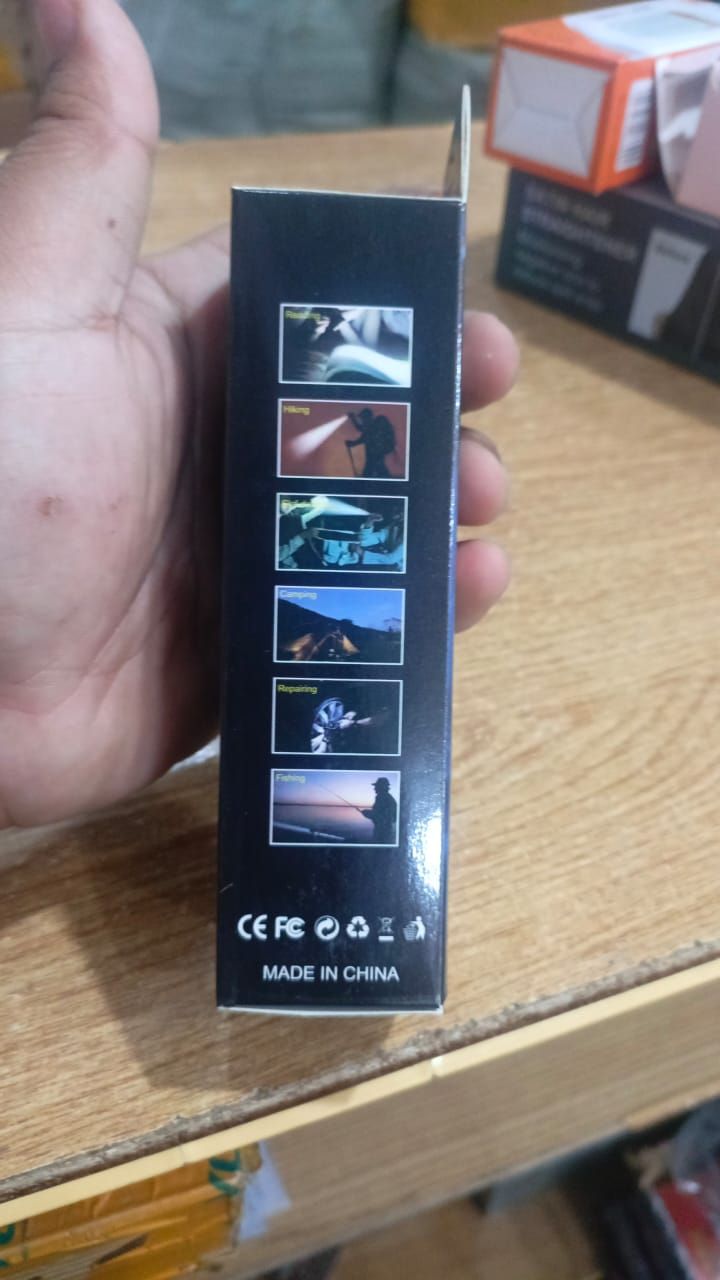 P50 super light rechargeable flashlight - Super bright Led Light - zoomable Rechargeable torch 3 mode View Gallery - Pakistan