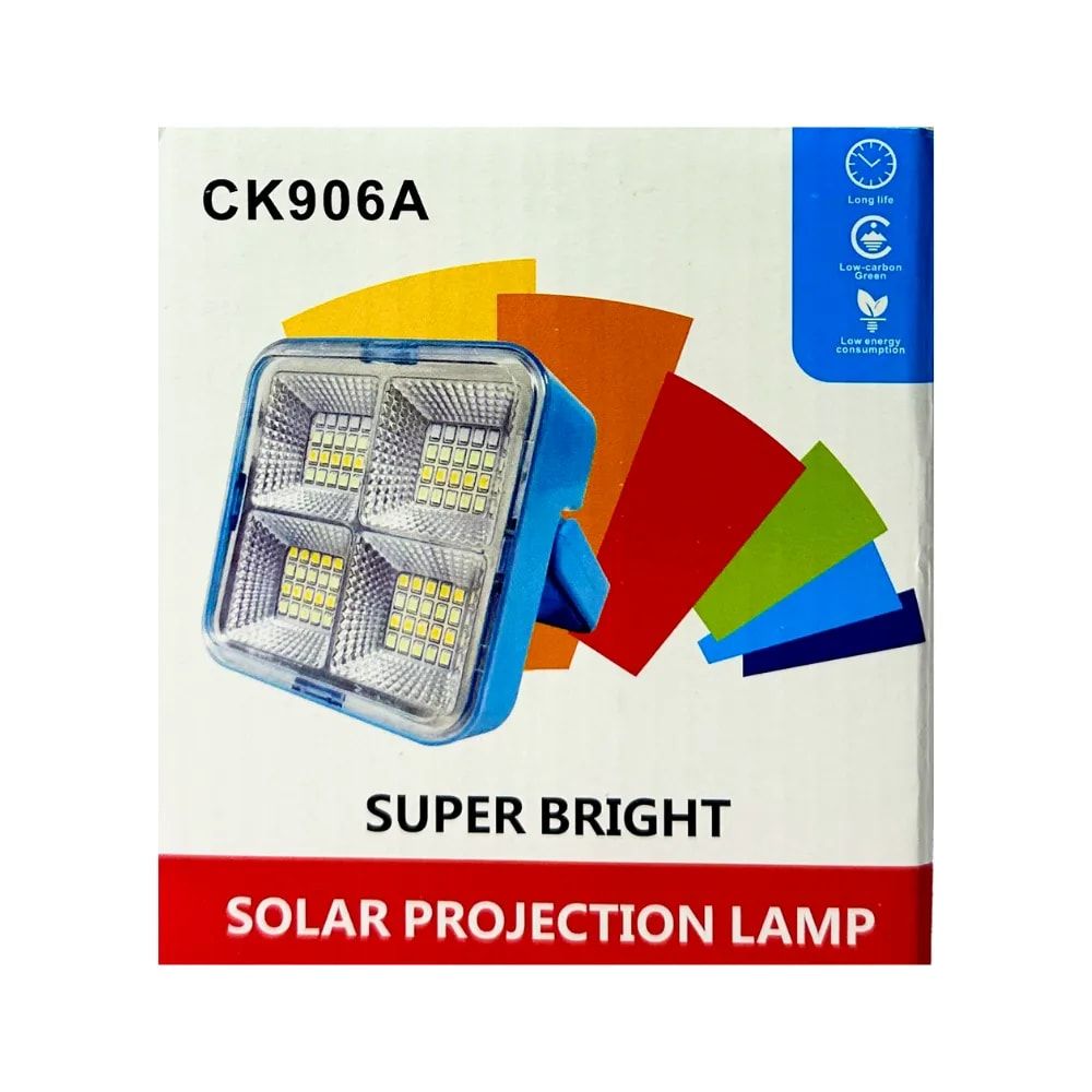 CK906A Multi-Function Solar Lamp - 5 Lighting Modes  Your Perfect Partner for Lighting and Energy View Gallery - Pakistan