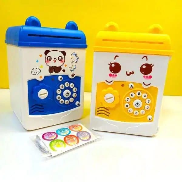 Musical Cartoon Money Safe Bank for Kids – Fun, Secure &amp; Interactive Savings Vault! View Gallery - Pakistan