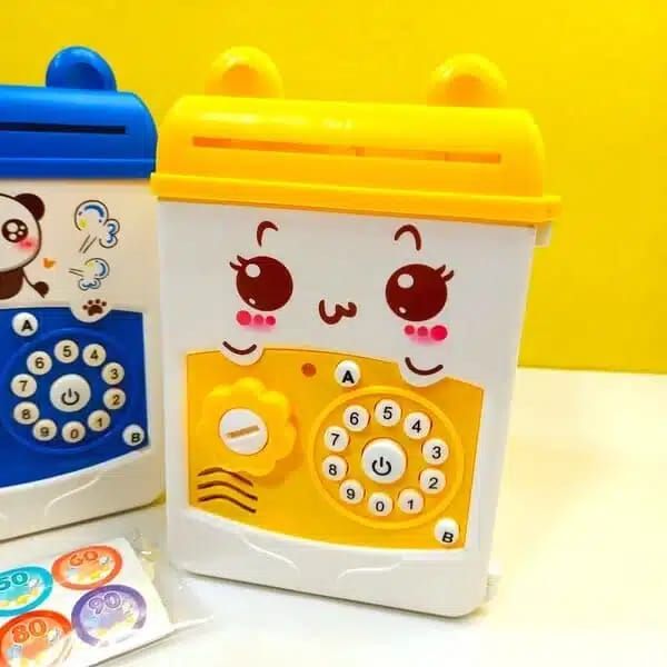Musical Cartoon Money Safe Bank for Kids – Fun, Secure &amp; Interactive Savings Vault! View Gallery - Pakistan