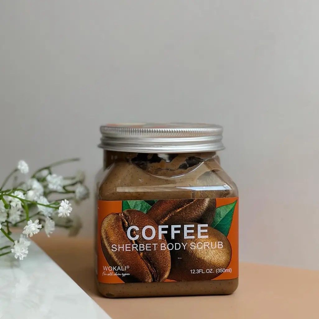 Pack Of 02 | WOKALI Coffee Sherbet Body Scrub 350ml-WKL692 - Exfoliating &amp; Hydrating Coffee Scrub View Gallery - Pakistan