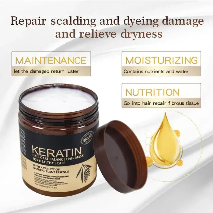 Keratin Hair Care Balance Mask And Treatment for Healthy Scalp - 500ml View Gallery - Pakistan