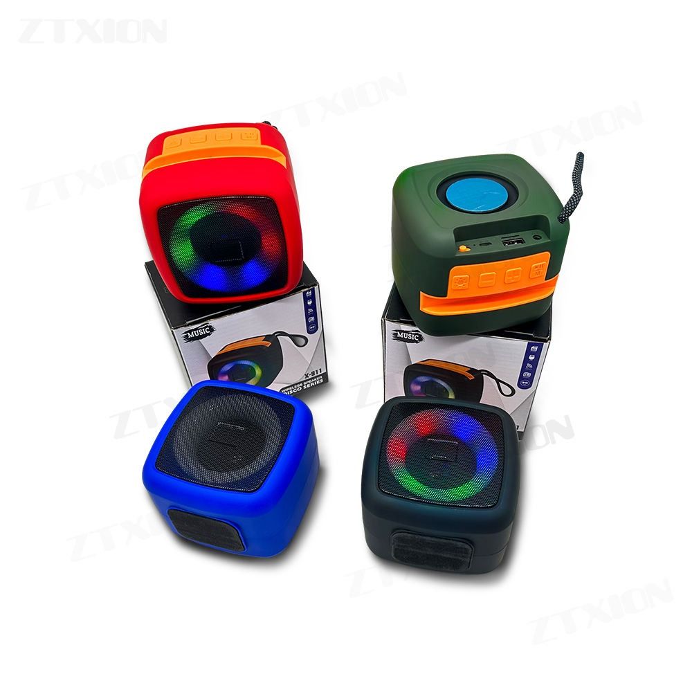 X-911 Wireless Portable Rechargeable Mini Blutooth Speaker With LED Lights And Best For Indoor, Outdoors (Random Color) View Gallery - Pakistan