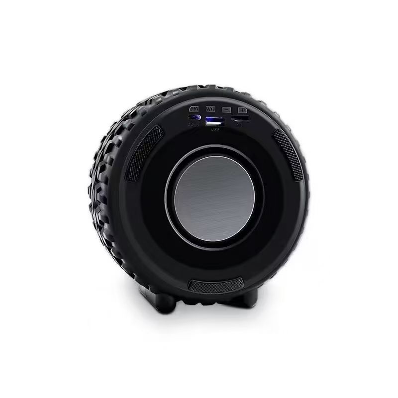 X-502 RGB Wheel-Shaped Wireless Speaker with Subwoofer Portable USB/BT Card Playback for Parties Computer Use View Gallery - Pakistan
