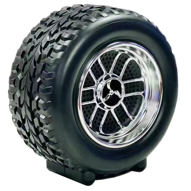 Wheel Shape Bluetooth Speaker | Wireless, Portable, AudioMusic, USB Rechargeable, for Outdoor Events (Random Color) View Gallery - Pakistan