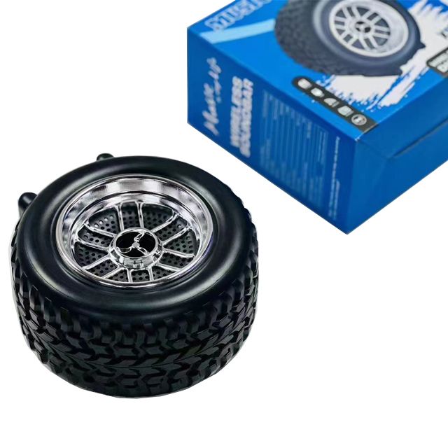 Wheel Shape Bluetooth Speaker | Wireless, Portable, AudioMusic, USB Rechargeable, for Outdoor Events (Random Color) View Gallery - Pakistan