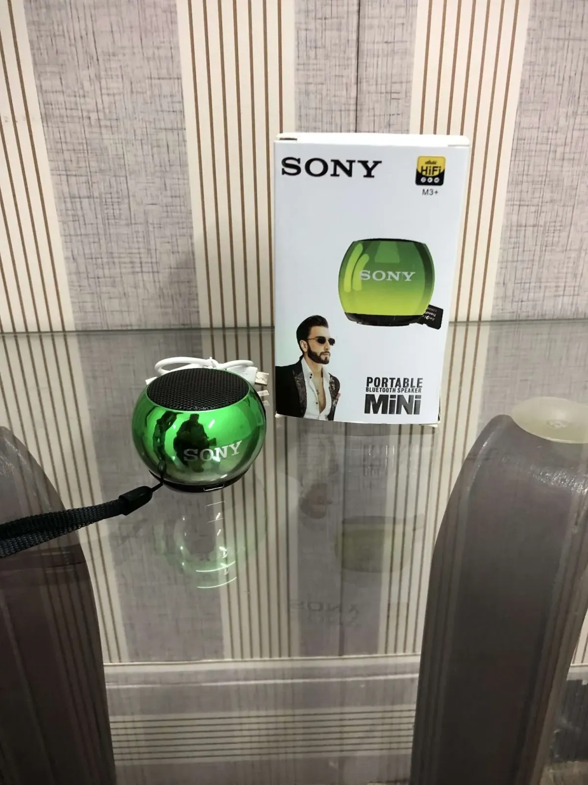 Sony Mini Portable Bluetooth &amp;amp; Rechargeable Speaker With Memory Card Support (Random color)