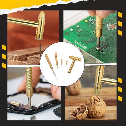 5 in1 Multifunction Mini Craft Strong Hammer and Screwdriver Hand Tools Set View Gallery - Pakistan