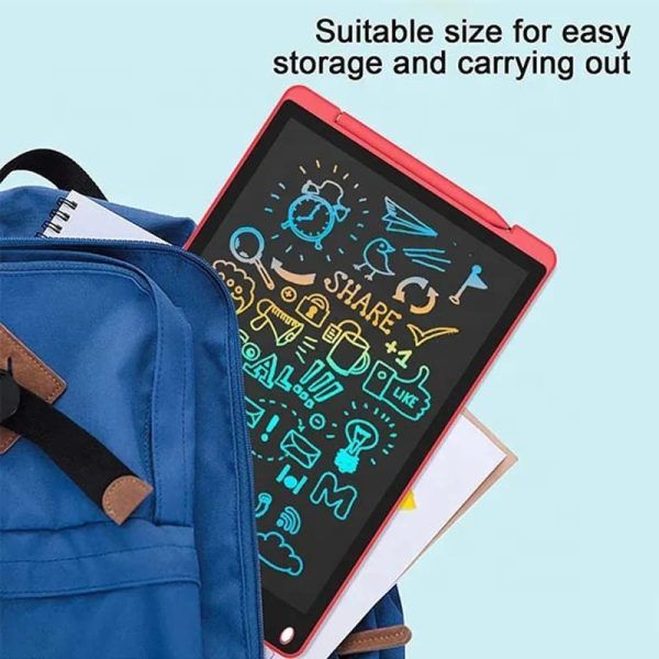 Writing Pad LCD Tablet For Kid Digital Drawing Pad – Erasable Writing Board – Writing Pad (Random Color) View Gallery - Pakistan