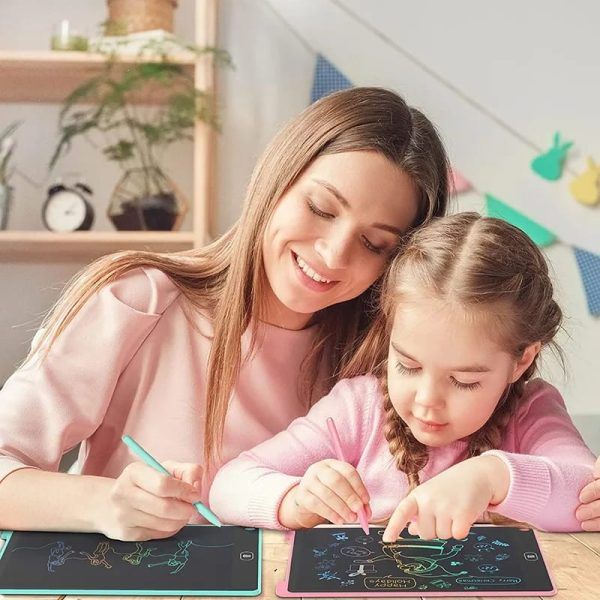Writing Pad LCD Tablet For Kid Digital Drawing Pad – Erasable Writing Board – Writing Pad (Random Color) View Gallery - Pakistan
